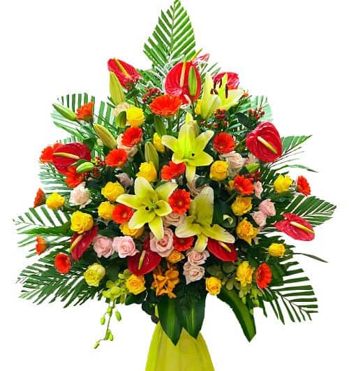 congratulations standing flower 05 500x531