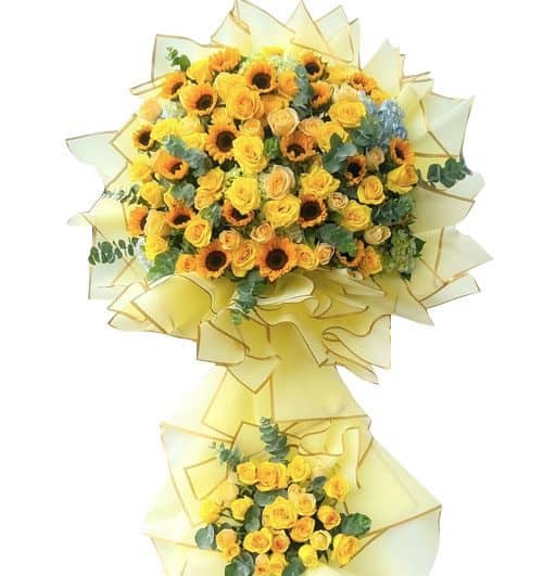 congratulations standing flower 19 500x531
