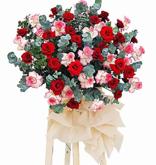 congratulations standing flower 20 500x531