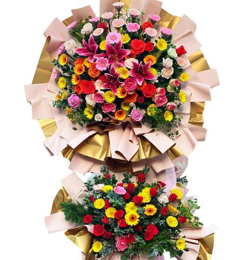 congratulations standing flower 24 500x531