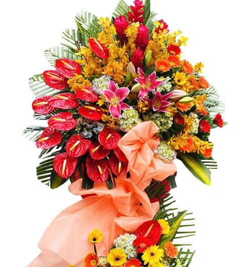 congratulations standing flower 31 500x531