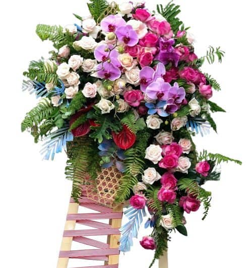 congratulations standing flower 35 500x531