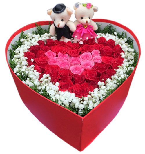 two heart beating in time 500x531