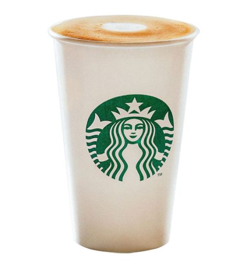 hot flat white starbucks