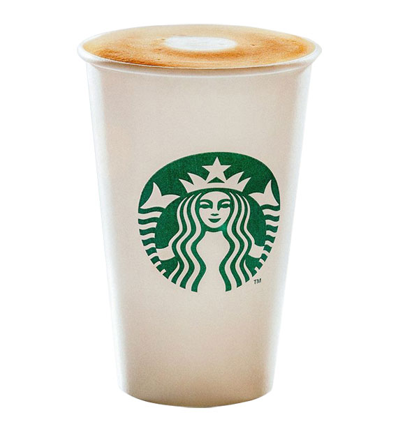 hot flat white starbucks