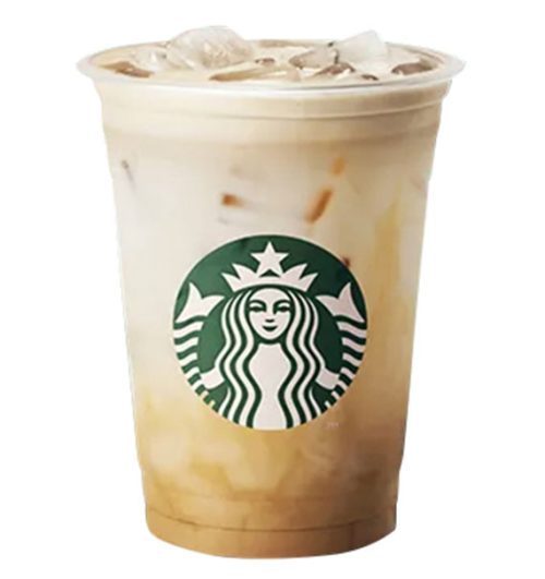 iced almondmilk hazelnut latte starbucks