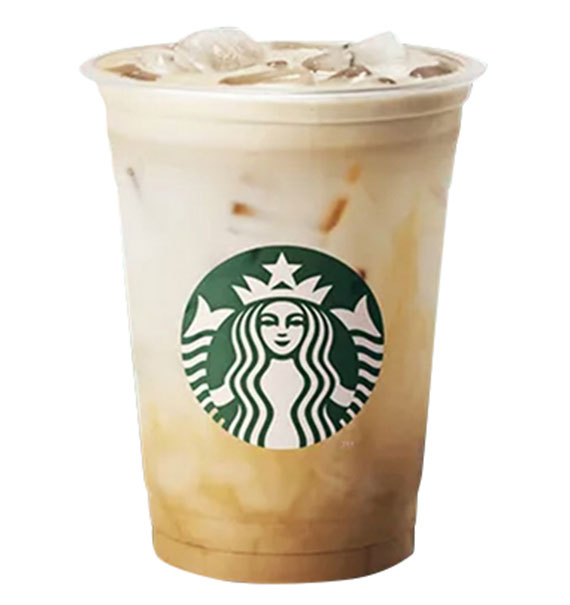iced almondmilk hazelnut latte starbucks