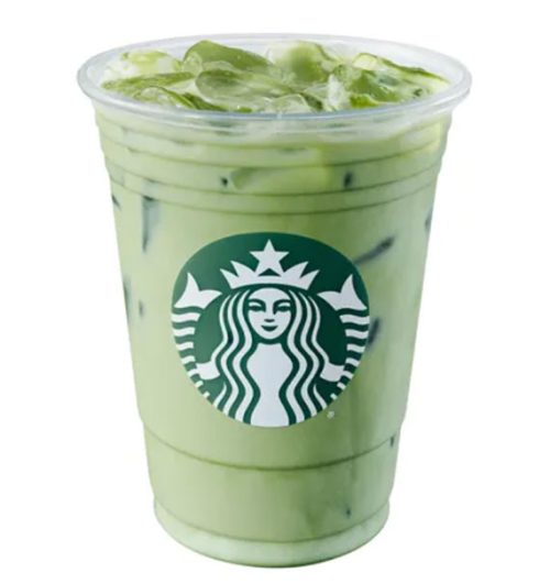 iced pure matcha latte starbucks