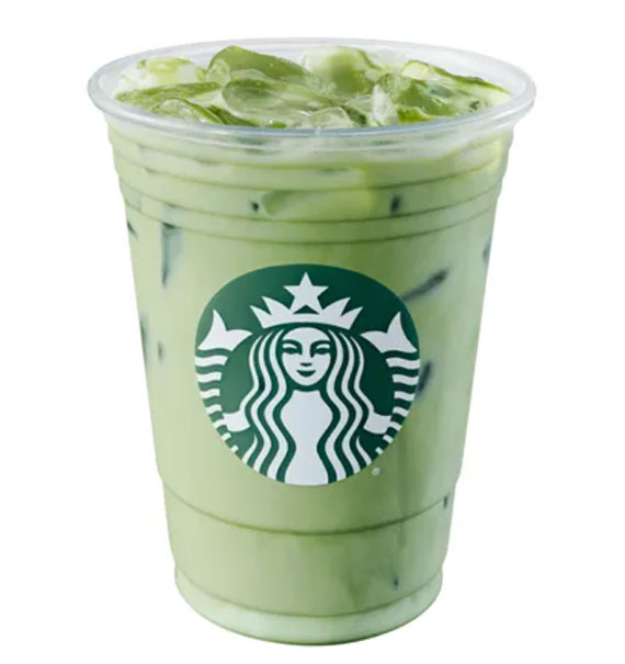 iced pure matcha latte starbucks