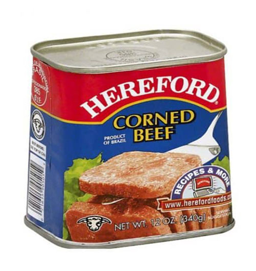2 box of hereford corned beff