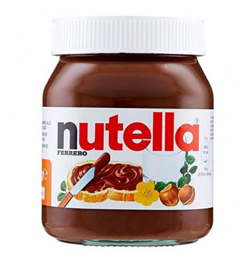 nutella chocolate spread