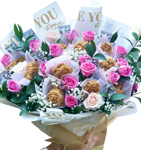 fried chicken bouquet