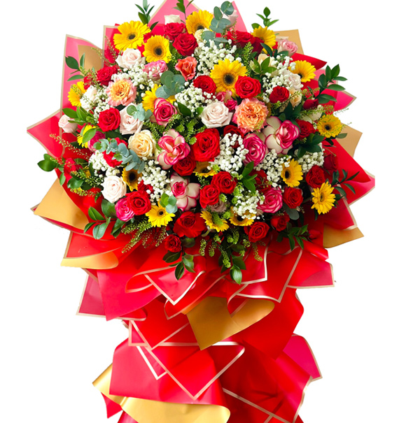 congratulations standing flower 36