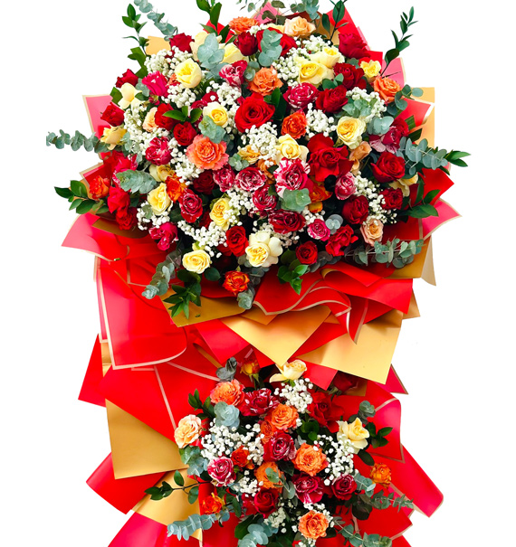 congratulations standing flower 37