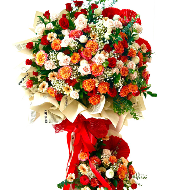 congratulations standing flower 38