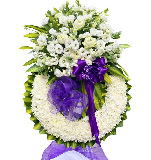 sympathy flower standing spray 16