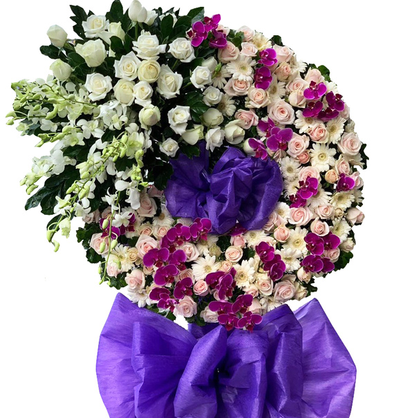 sympathy flower standing spray 18