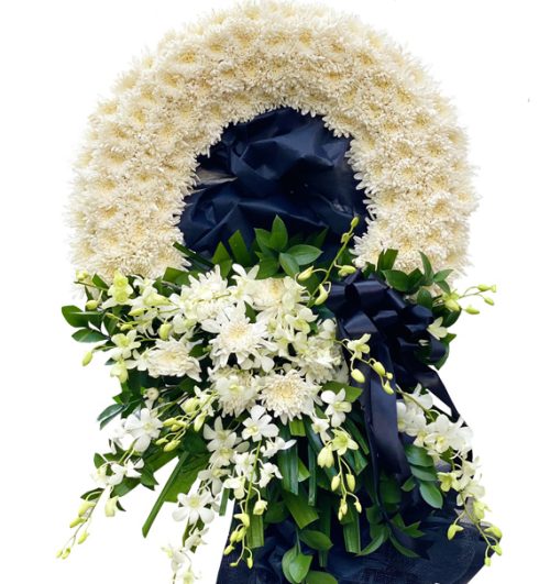 sympathy flower standing spray 19