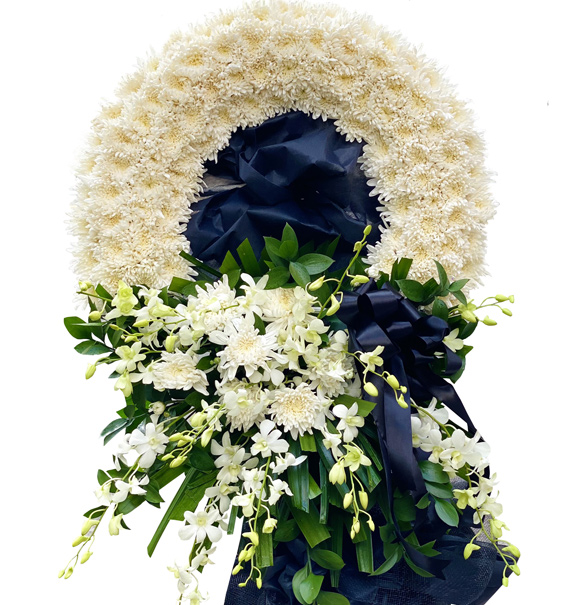 sympathy flower standing spray 19
