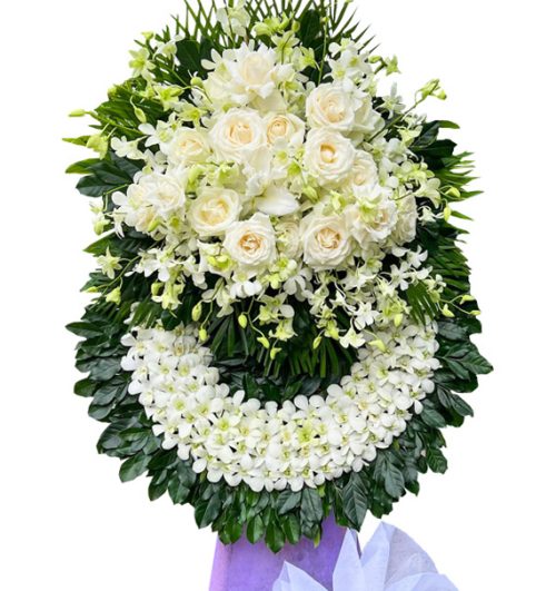 sympathy flower standing spray 8