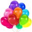 color balloons gift