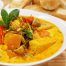 mushroom curry with bread