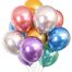 chrome metallic color balloons gift