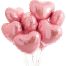 color heart shaped balloons gift