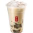 milk tea with herbal jelly