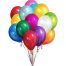 inflatable latex balloons with helium