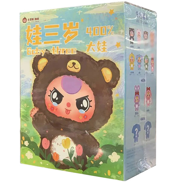 baby three 400 big plush animal blindbox